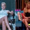 Amanda Holden flashes all as she does a Sharon Stone on Rylan’s show