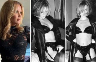  Amanda Holden Flaunts Racy Side in Throwback Images: Skimpy PVC Lingerie Revealed