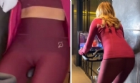 Amanda Holden's Camel Toe in Tight Gym Wear Goes Viral