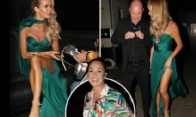Amanda Holden Stuns in Green Dress at BGT Afterparty