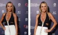 Amanda Holden Stuns in White Gown at Variety Club Awards