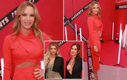 Amanda Holden Turns Heads in Stunning Red Dress During Night Out with Love Island Stars