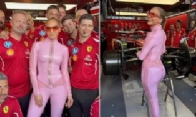 Awkward Detail in JLo's F1 Photo Goes Viral After Ferrari Visit