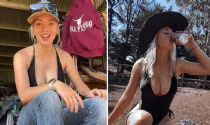 'Bikini cowgirl', 19, who works on an outback farm takes the world by storm with her true blue VB, ute and dance sessions: 'You're my new crush'