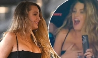 Blake Lively's Close Call: Actress Nearly Experiences Wardrobe Malfunction While Cheering at NFL Game