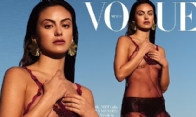 Camila Mendes rocks sheer dress on Vogue Mexico cover