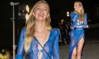 Candice Swanepoel Stuns in Sheer Dress at Miami Party