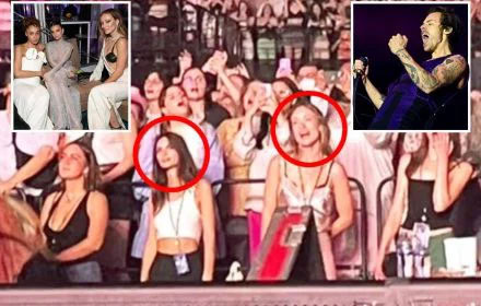 Emily Ratajkowski seen watching Harry Styles' gig with his ex last summer – as pair are ‘seen snogging'