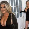 EuroMillions winner Jane Park recently shows off the results of her new boob job in a plunging black mini dress after undergoing surgery in Turkey