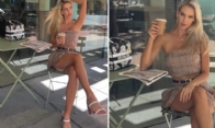 Golf Influencer Bri Teresi Stuns Fans with Coffee Run Outfit