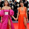 Italian models  Giulia Salemi and Dayane Mello make jaws dropp as they show off more than they bargained in skimy outfits 