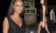 Joan Smalls turns heads in barely-there dress at Met GALA