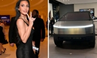 Kim Kardashian Unveils Futuristic $96K Tesla Cybertruck