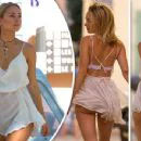 Kimberley Garner certainly gives onlookers  an eyeful as she suns herself in St Tropez