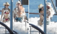 Lauren Sanchez & Jeff Bezos Launch Venice Wedding with Foam Party