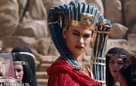 Lily James Transforms Into Egyptian Pharaoh for 