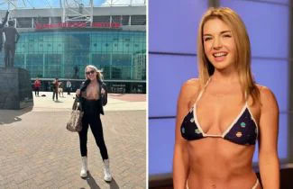 News Reporter Declares Allegiance to Manchester United with Bold Boob Flash at Old Trafford