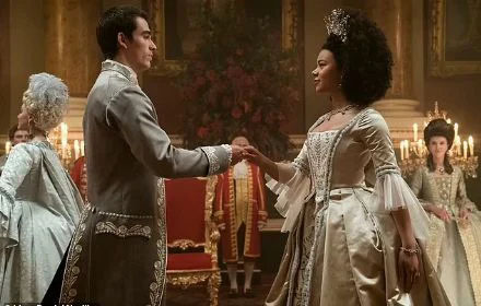 Netflix releases video warning Queen Charlotte viewers of saucy sex scenes to skip if watching with their parents