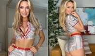 Paige Spiranac Turns Heads Again with Tight Baseball Outfit