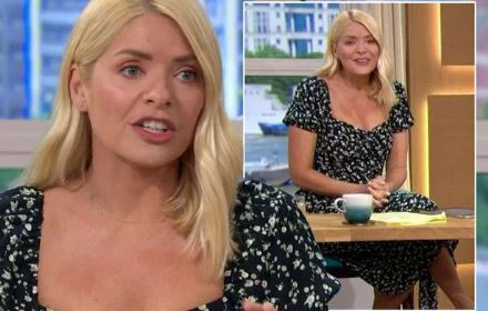 This Morning's Holly Willoughby runs off camera as she suffers a dramatic coughing fit live on air 