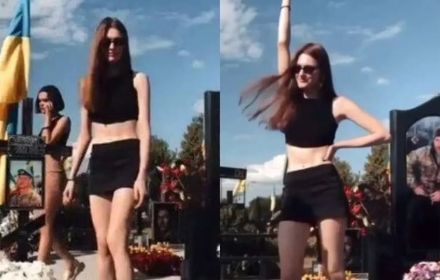 Ukrainian Sisters Face Legal Consequences After Twerking Incident on Soldiers' Graves