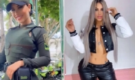 Viral Police Officer Alexa Narvaez Stuns Fans in Racy Team Colors Photoshoot